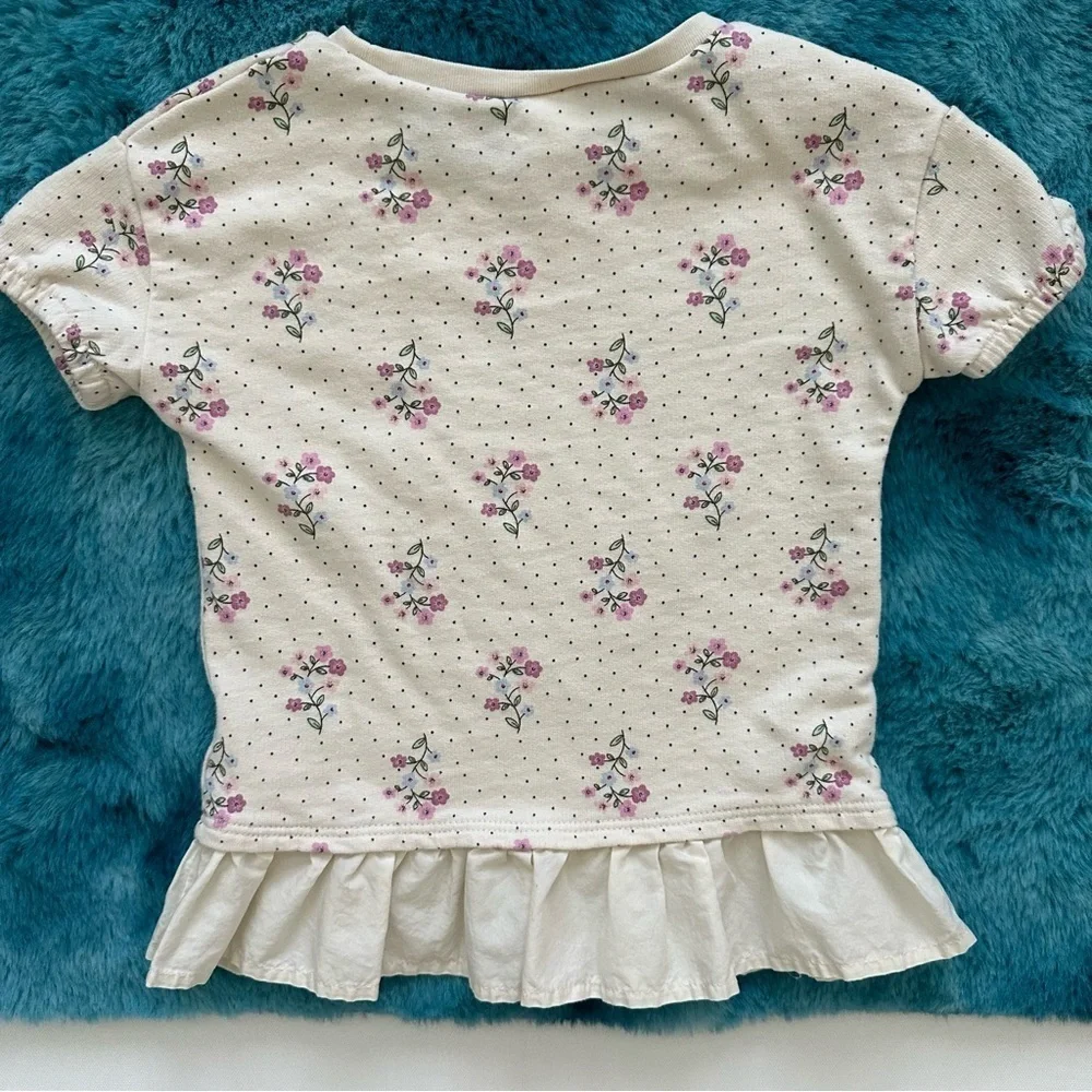 Carter’s Toddler Girl Peplum Floral Top Size 4T